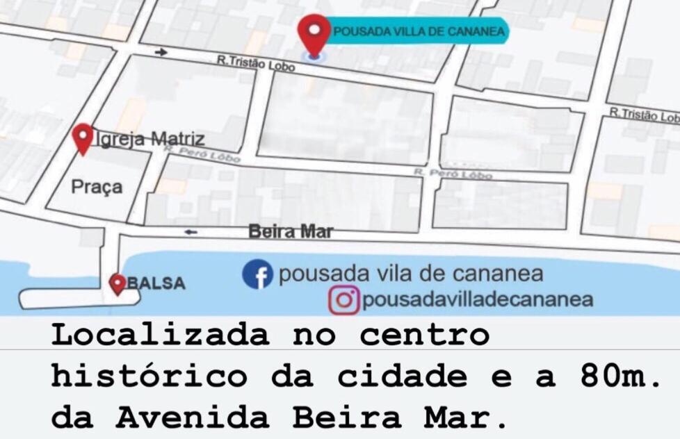 Pousada Villa De Cananea Cananéia Екстериор снимка
